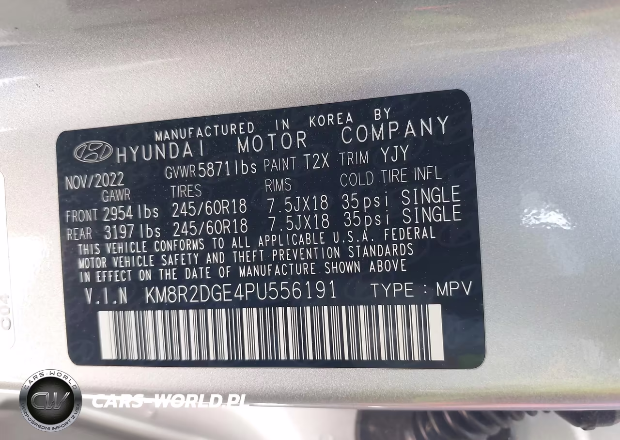 2023 Hyundai Palisade Sel VIN:KM8R2DGE4PU556191 - 9