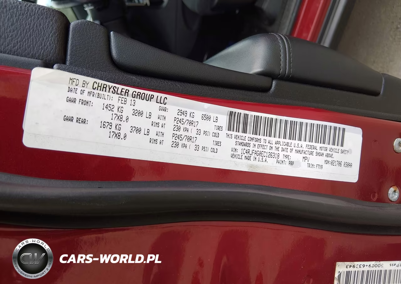 2014 Jeep Grand Cherokee Laredo VIN:1C4RJFAG0EC126318 - 9