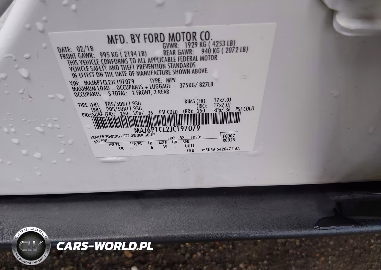 2018 Ford Ecosport Ses VIN:MAJ6P1CL2JC197079 - 9