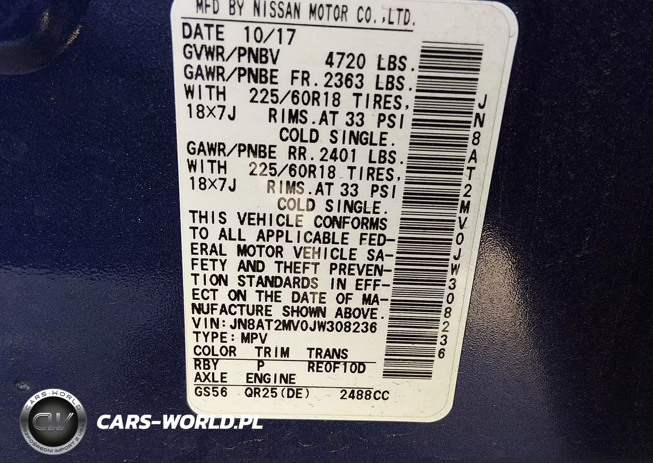2018 Nissan Rogue Sl VIN:JN8AT2MV0JW308236 - 9