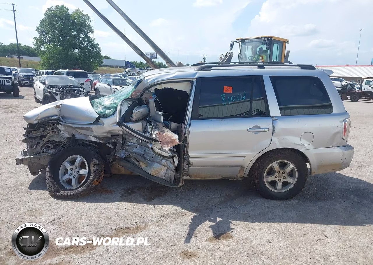2007 Honda Pilot Ex-L VIN:2HKYF18637H515474 - 11