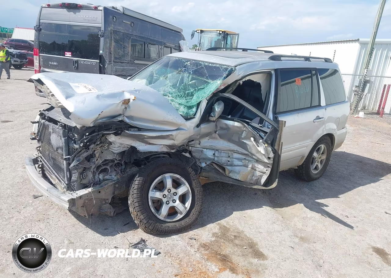 2007 Honda Pilot Ex-L VIN:2HKYF18637H515474 - 2