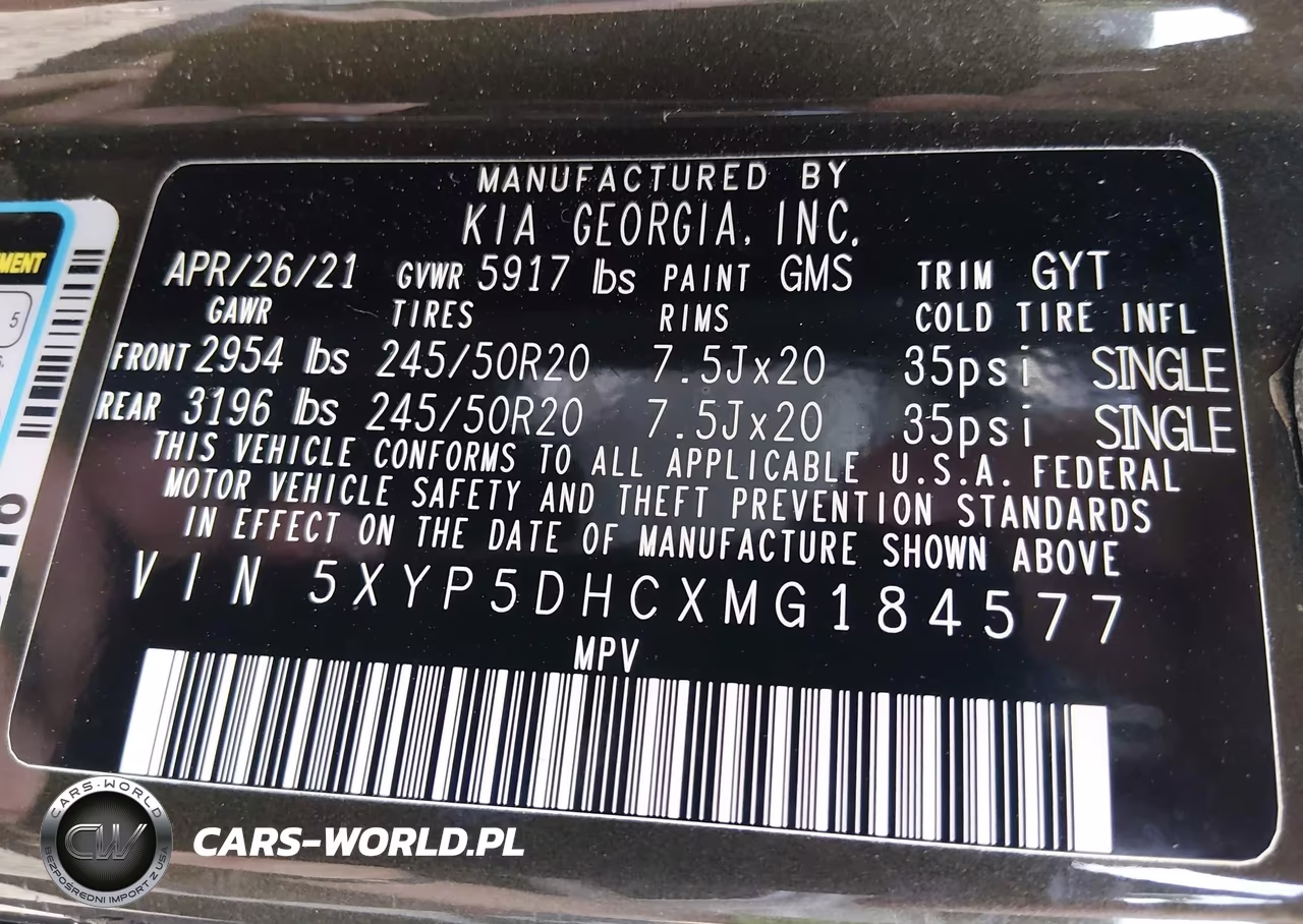 2021 Kia Telluride Sx VIN:5XYP5DHCXMG184577 - 9