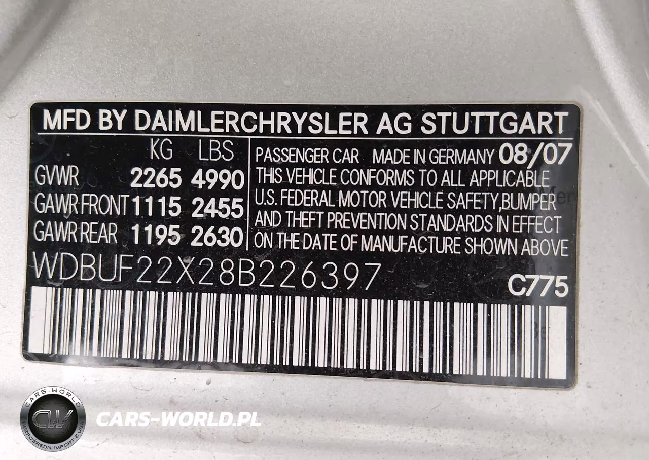 2008 Mercedes-Benz E 320 Bluetec VIN:WDBUF22X28B226397 - 9
