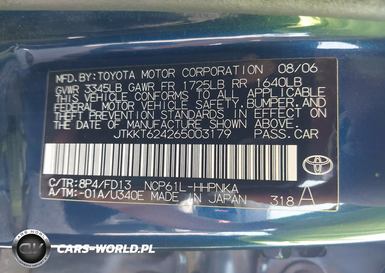 2006 Scion Xa VIN:JTKKT624265003179 - 9