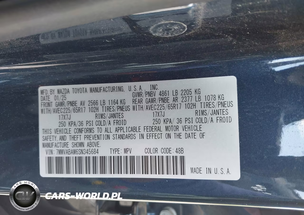 2025 Mazda Cx-50 2.5 S Select Package VIN:7MMVABAM6SN345684 - 9