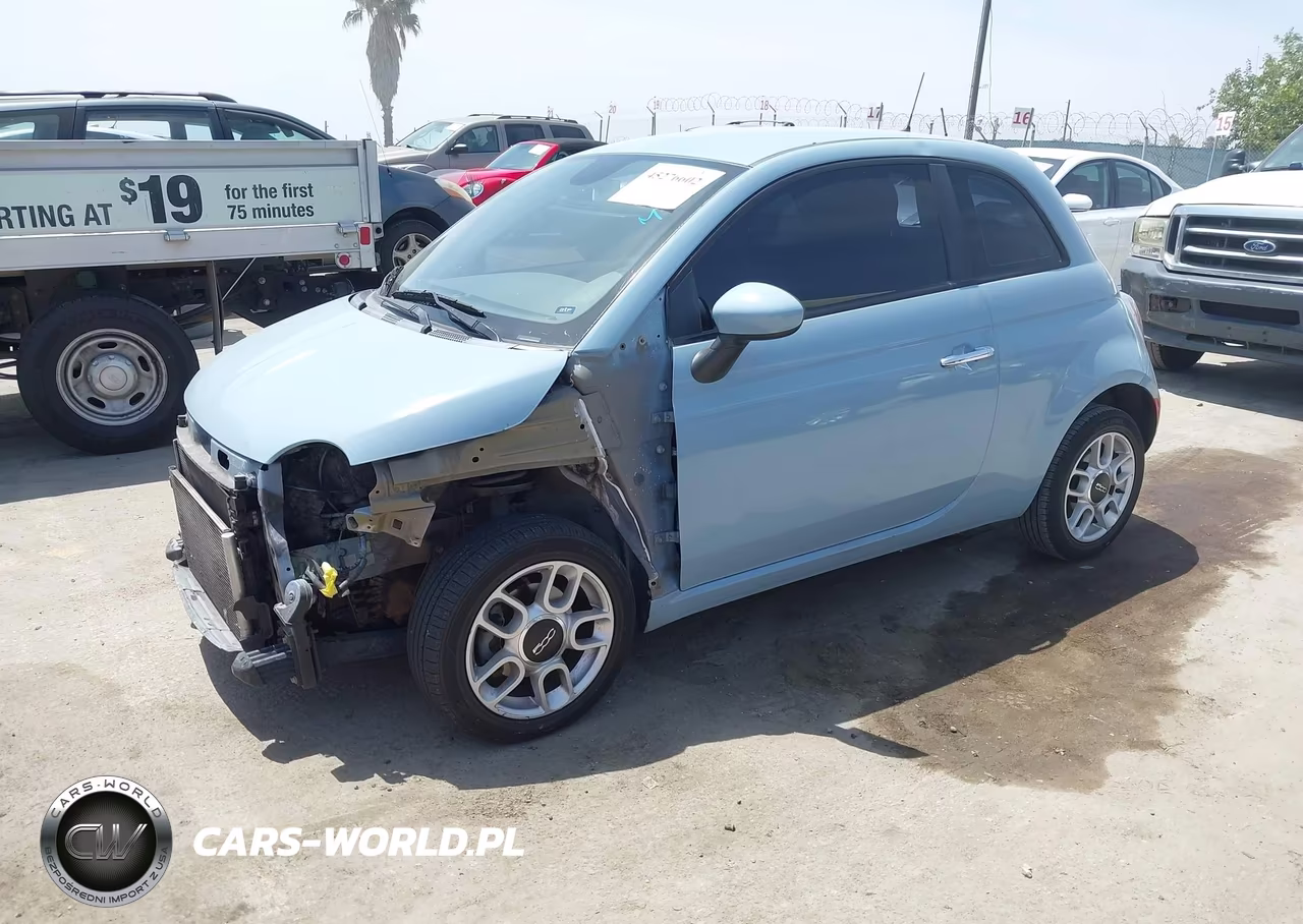 2013 Fiat 500 Pop VIN:3C3CFFAR5DT738854 - 2