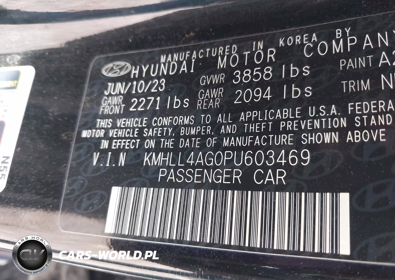 2023 Hyundai Elantra Se VIN:KMHLL4AG0PU603469 - 9