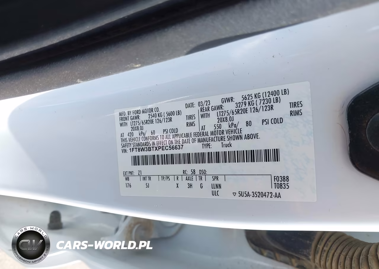 2023 Ford F-350 Lariat VIN:1FT8W3BTXPEC56637 - 8