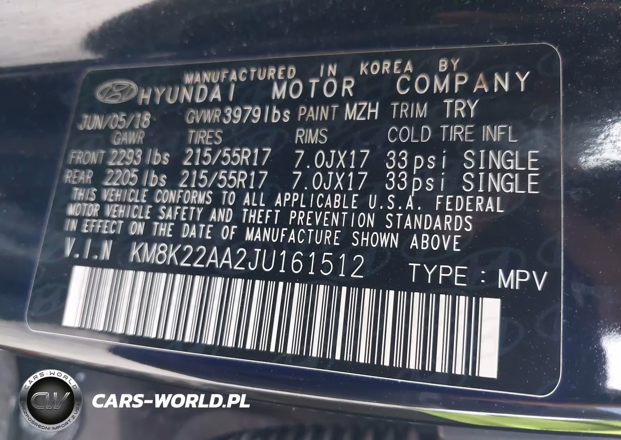 2018 Hyundai Kona Sel VIN:KM8K22AA2JU161512 - 9