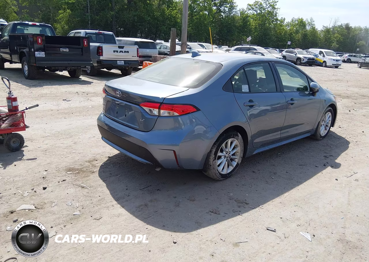 2022 Toyota Corolla Le VIN:JTDVPMAE1NJ212264 - 4