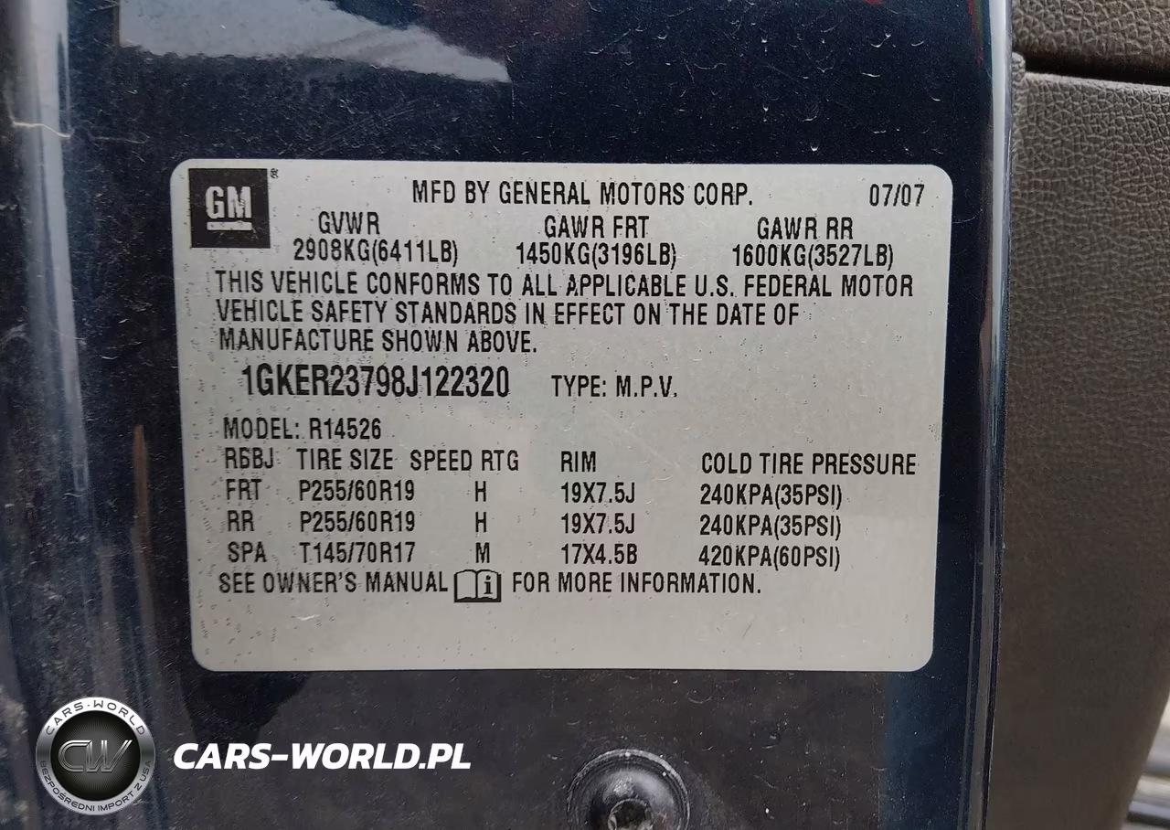 2008 GMC Acadia Slt-1 VIN:1GKER23798J122320 - 9