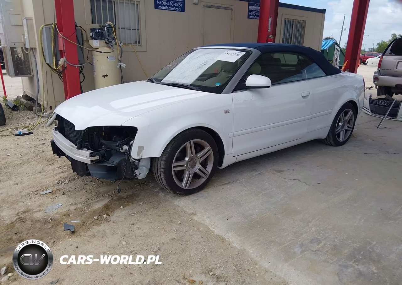 2007 Audi A4 2.0T VIN:WAUAF48H77K017782 - 2