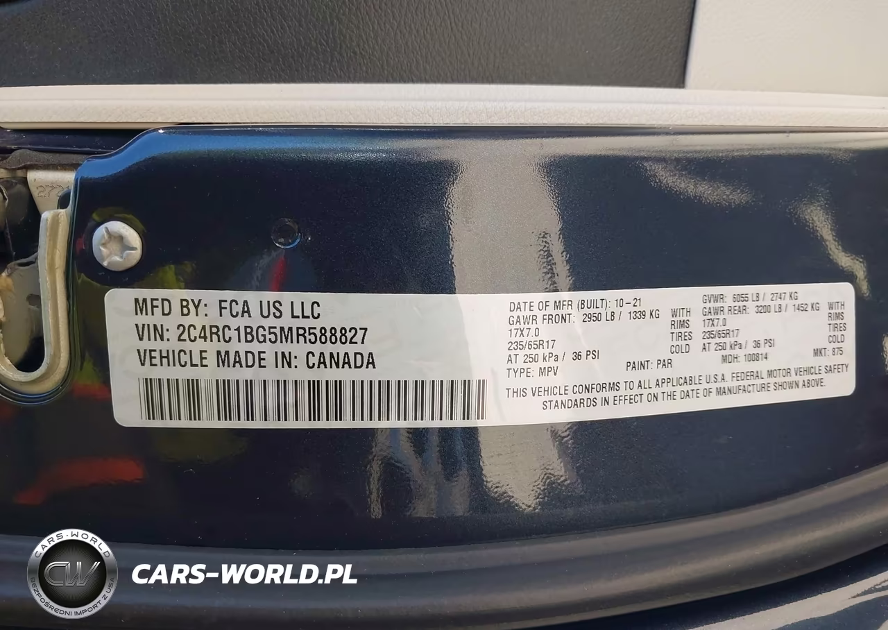 2021 Chrysler Pacifica Touring L VIN:2C4RC1BG5MR588827 - 9