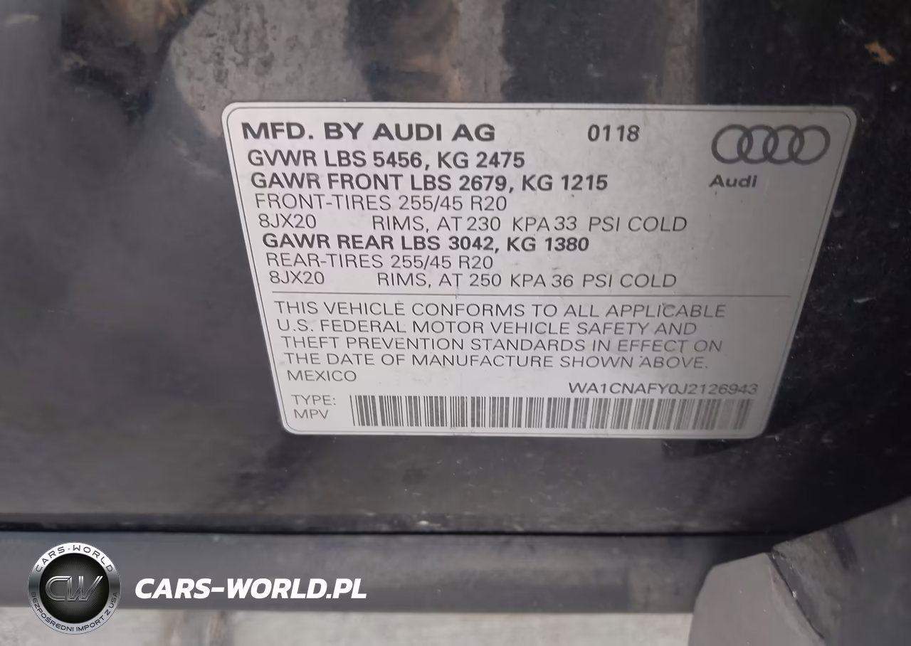 2018 Audi Q5 2.0T Premium-2.0T Tech Premium VIN:WA1CNAFY0J2126943 - 9