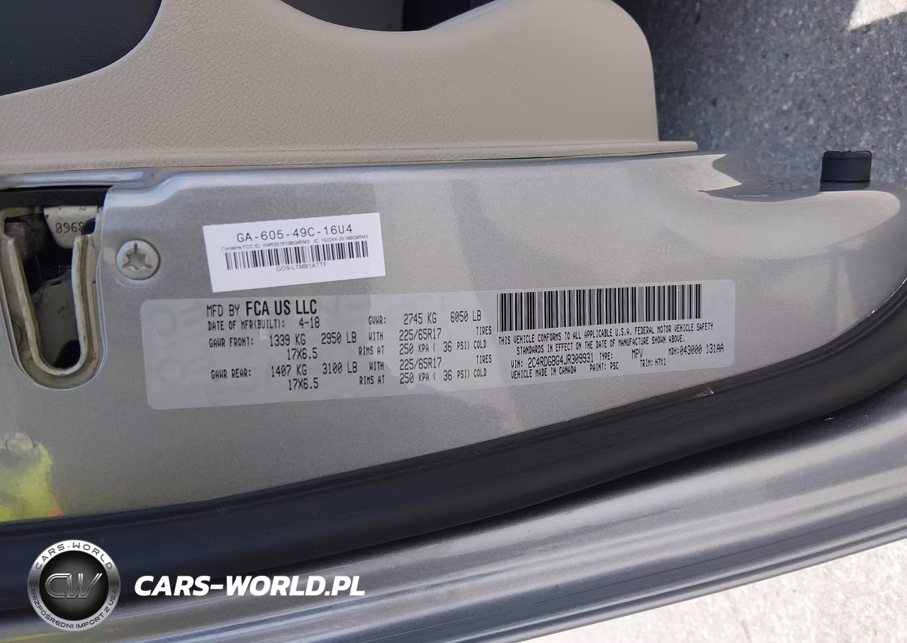 2018 Dodge Grand Caravan Se VIN:2C4RDGBG4JR309931 - 9