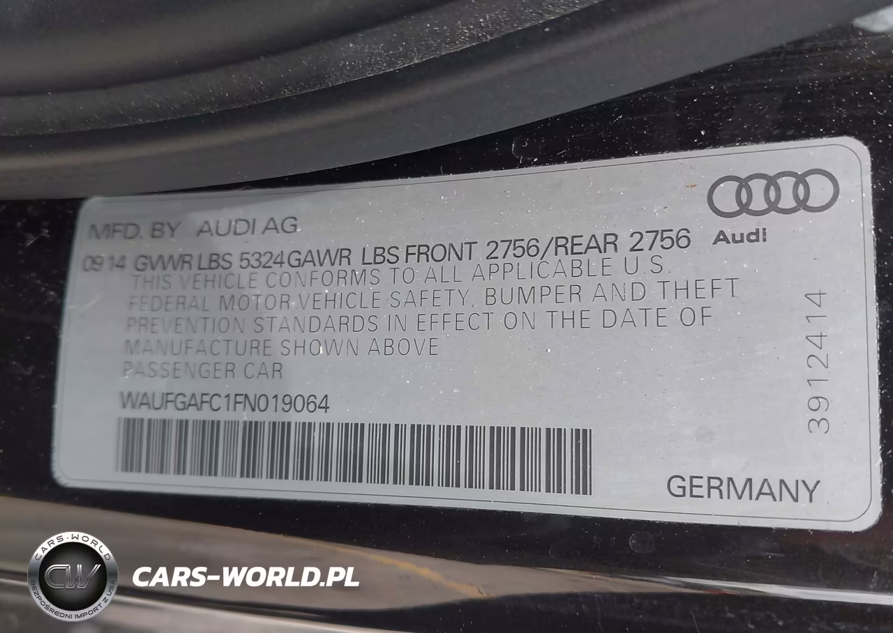 2015 Audi A6 3.0T Premium Plus VIN:WAUFGAFC1FN019064 - 9