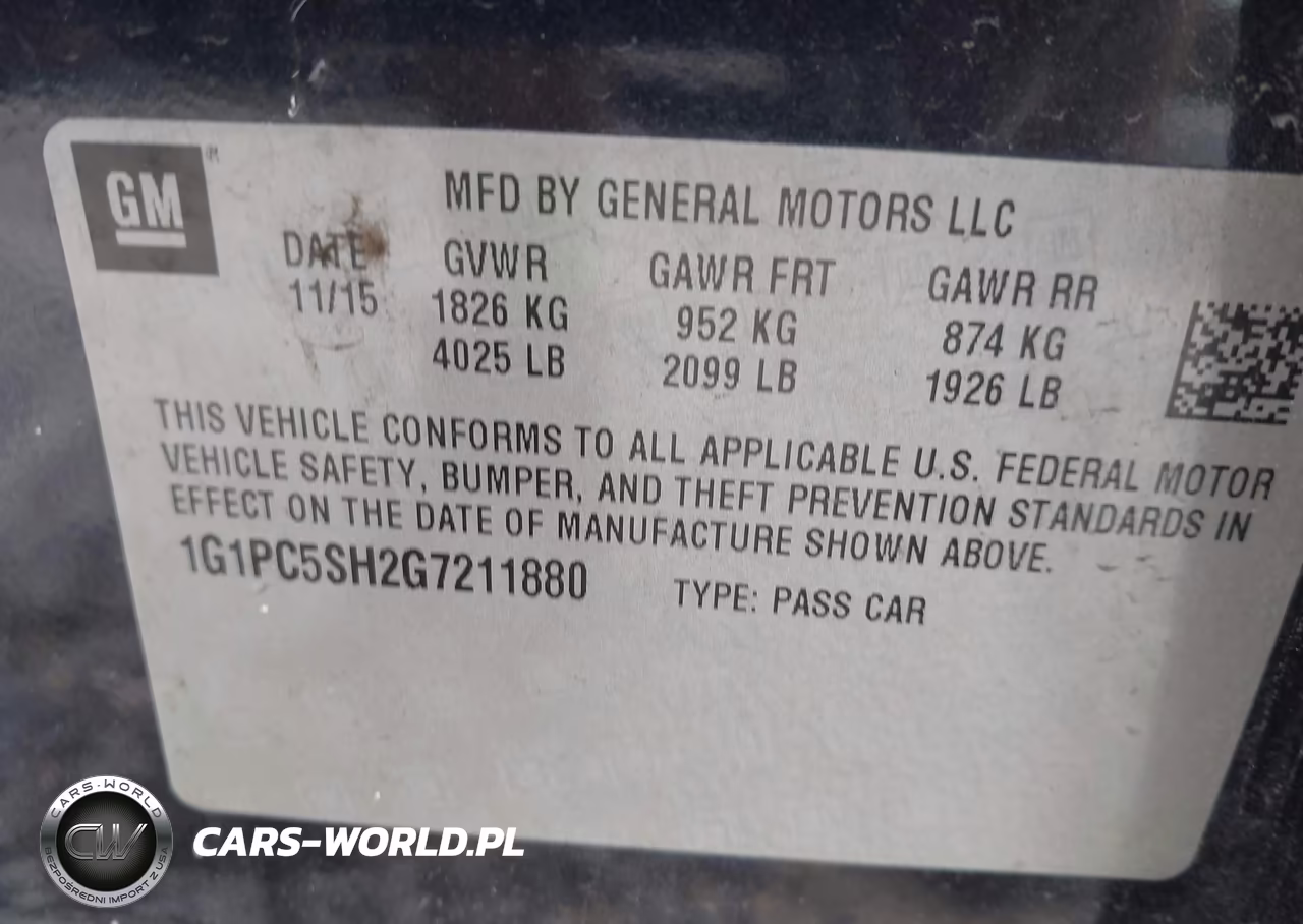 2016 Chevrolet Cruze Limited Ls Auto VIN:1G1PC5SH2G7211880 - 9