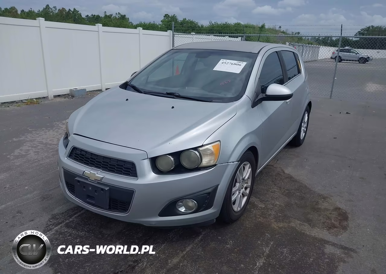 2012 Chevrolet Sonic 2Lt VIN:1G1JC6SH7C4195344 - 2