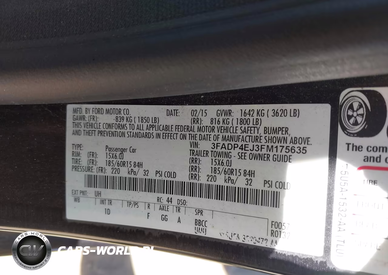 2015 Ford Fiesta Se VIN:3FADP4EJ3FM175635 - 9