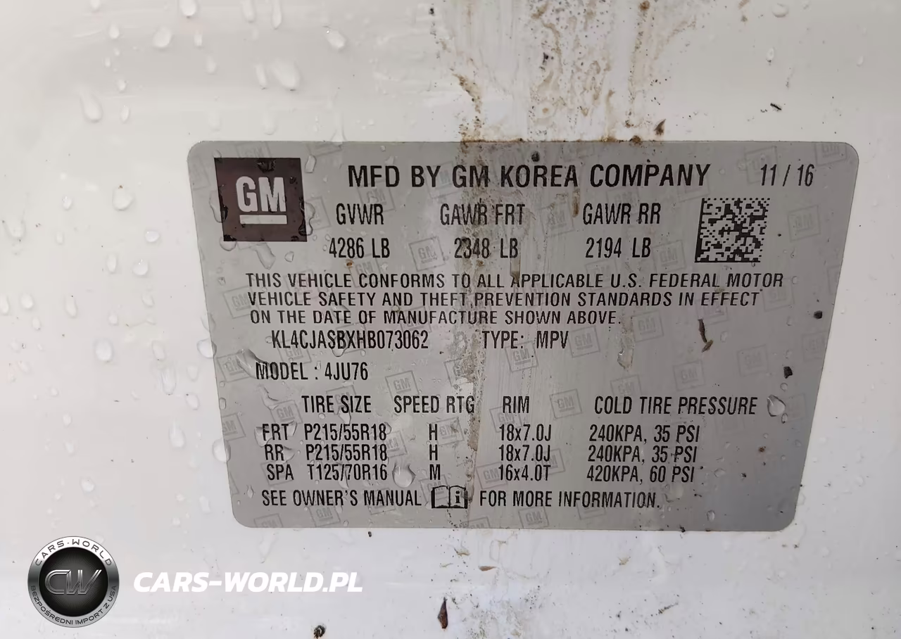2017 Buick Encore Preferred VIN:KL4CJASBXHB073062 - 9