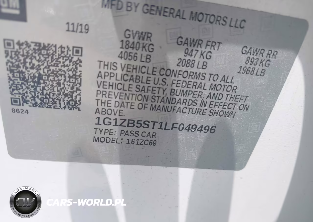 2020 Chevrolet Malibu Fwd Ls VIN:1G1ZB5ST1LF049496 - 9