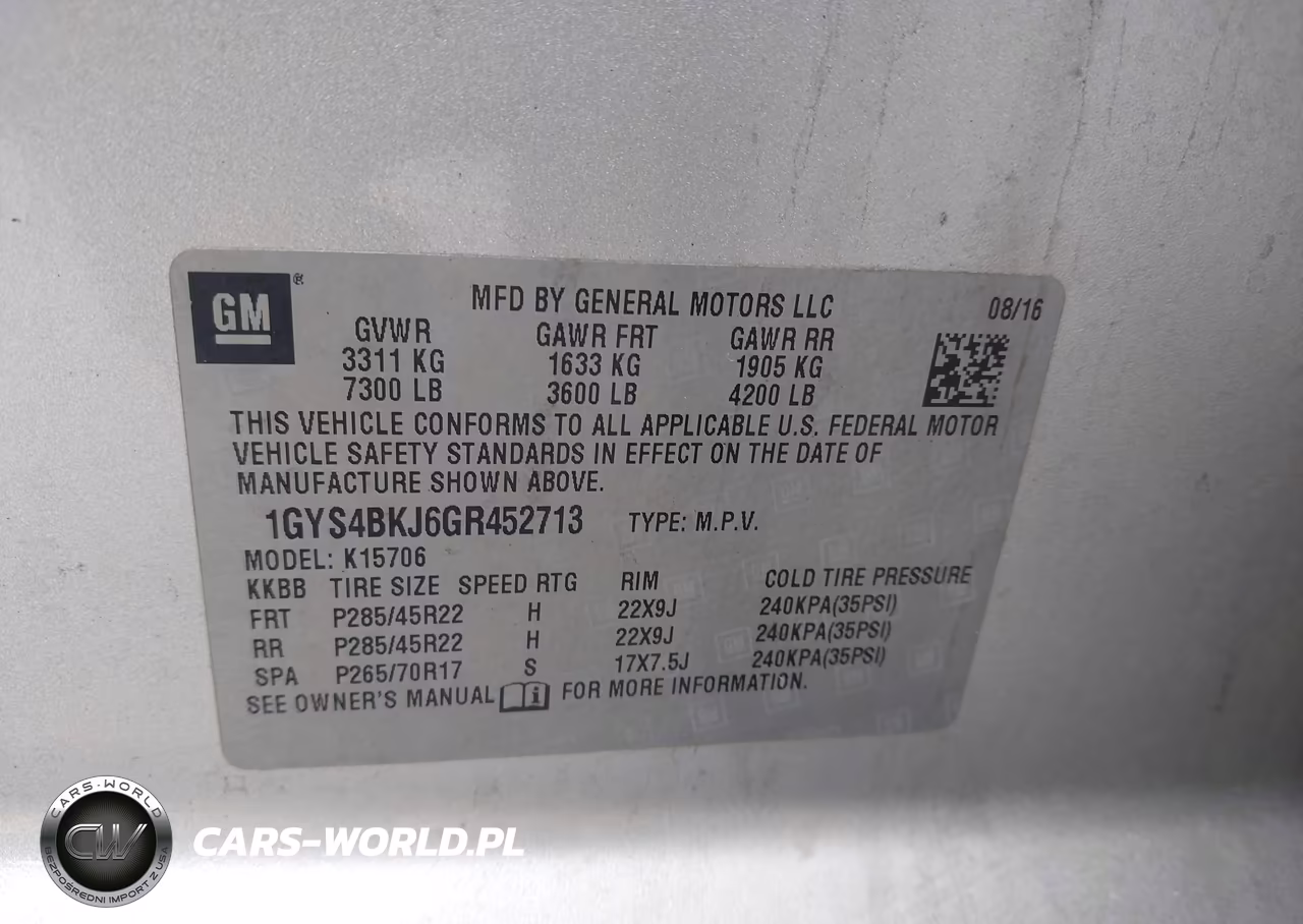 2016 Cadillac Escalade Luxury Collection VIN:1GYS4BKJ6GR452713 - 9