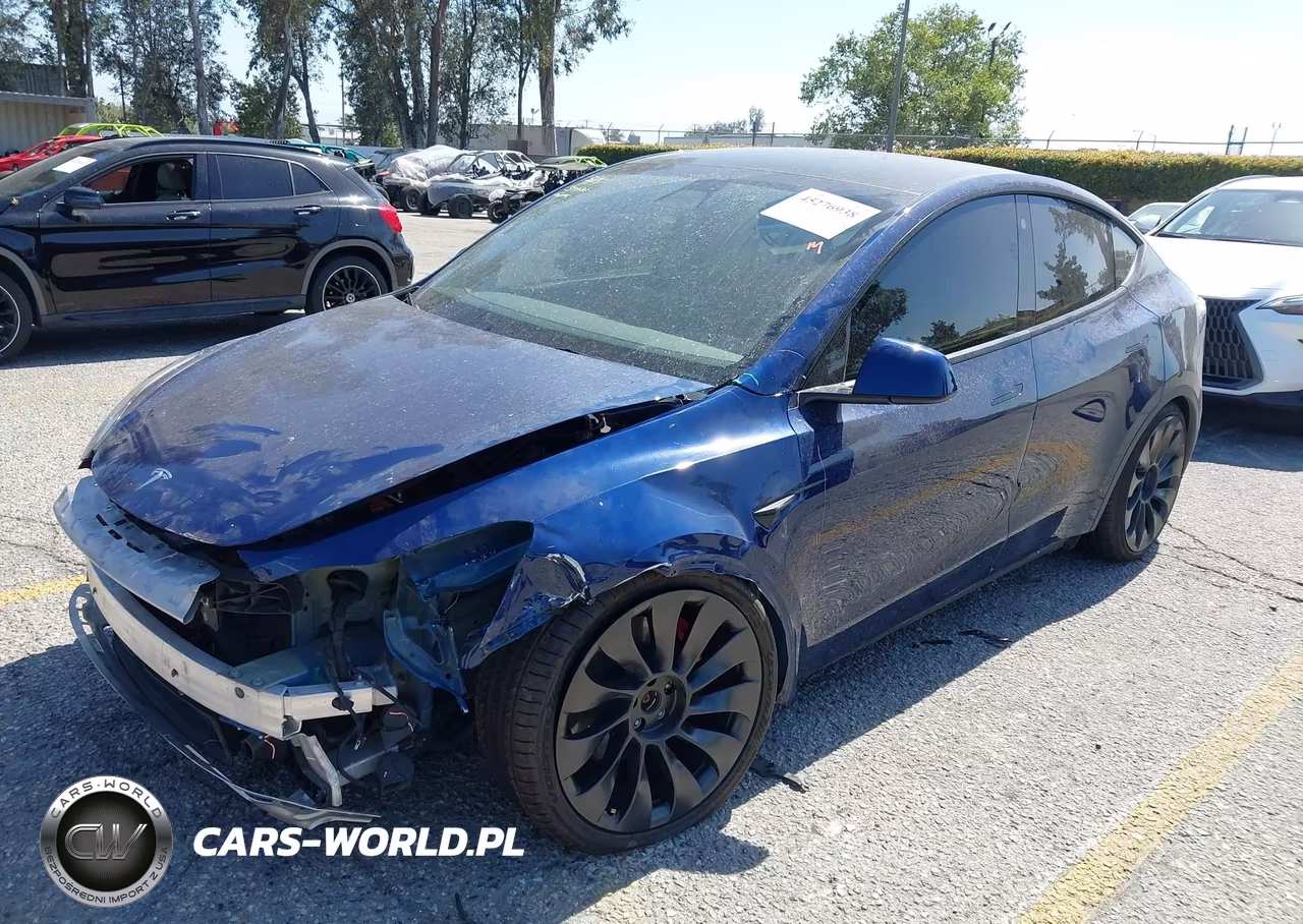 2022 Tesla Model Y Performance Dual Motor All-Wheel Drive VIN:7SAYGDEFXNF390202 - 2