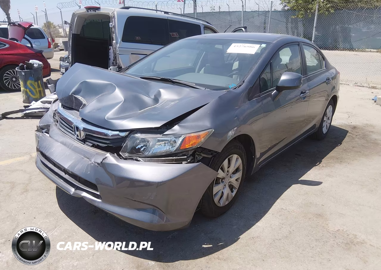 2012 Honda Civic Lx VIN:19XFB2F54CE346339 - 2