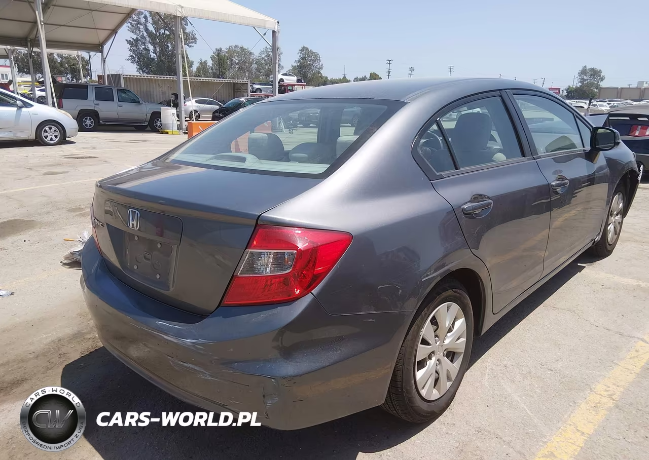 2012 Honda Civic Lx VIN:19XFB2F54CE346339 - 4