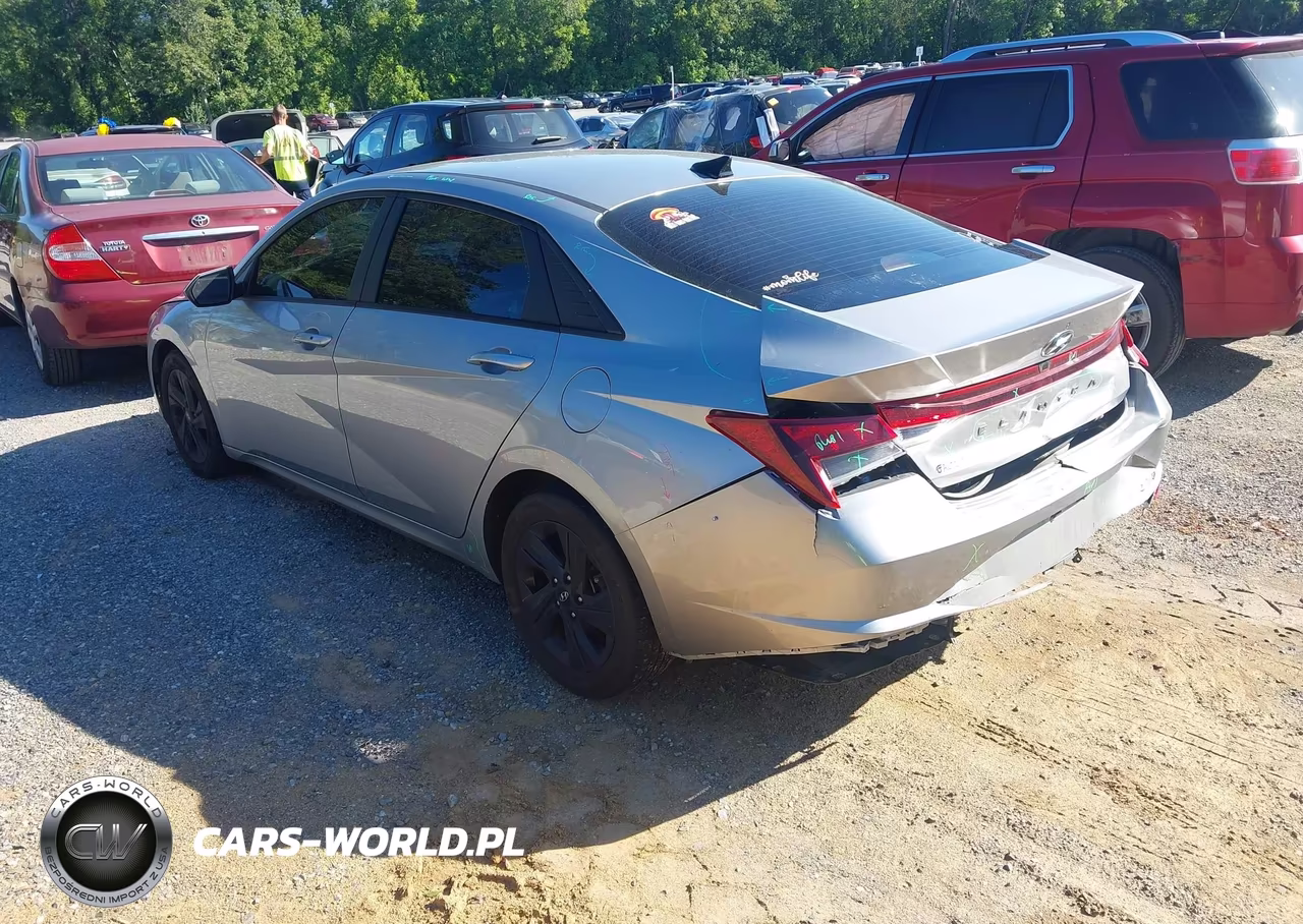 2021 Hyundai Elantra Sel VIN:5NPLM4AG1MH011182 - 3