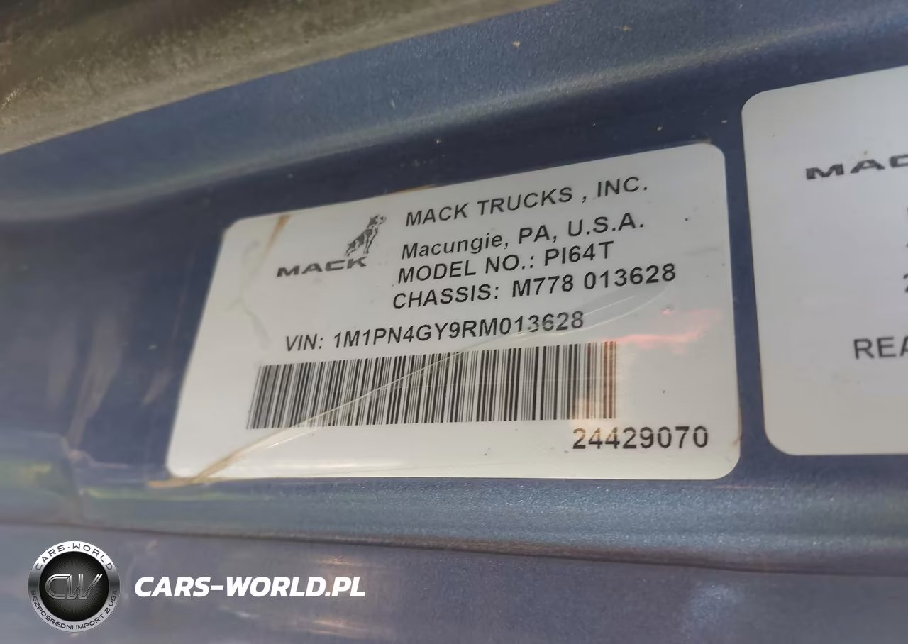 2024 Mack Pinnacle VIN:1M1PN4GY9RM013628 - 9