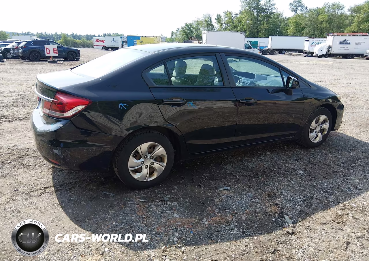 2013 Honda Civic Lx VIN:2HGFB2F56DH584605 - 4