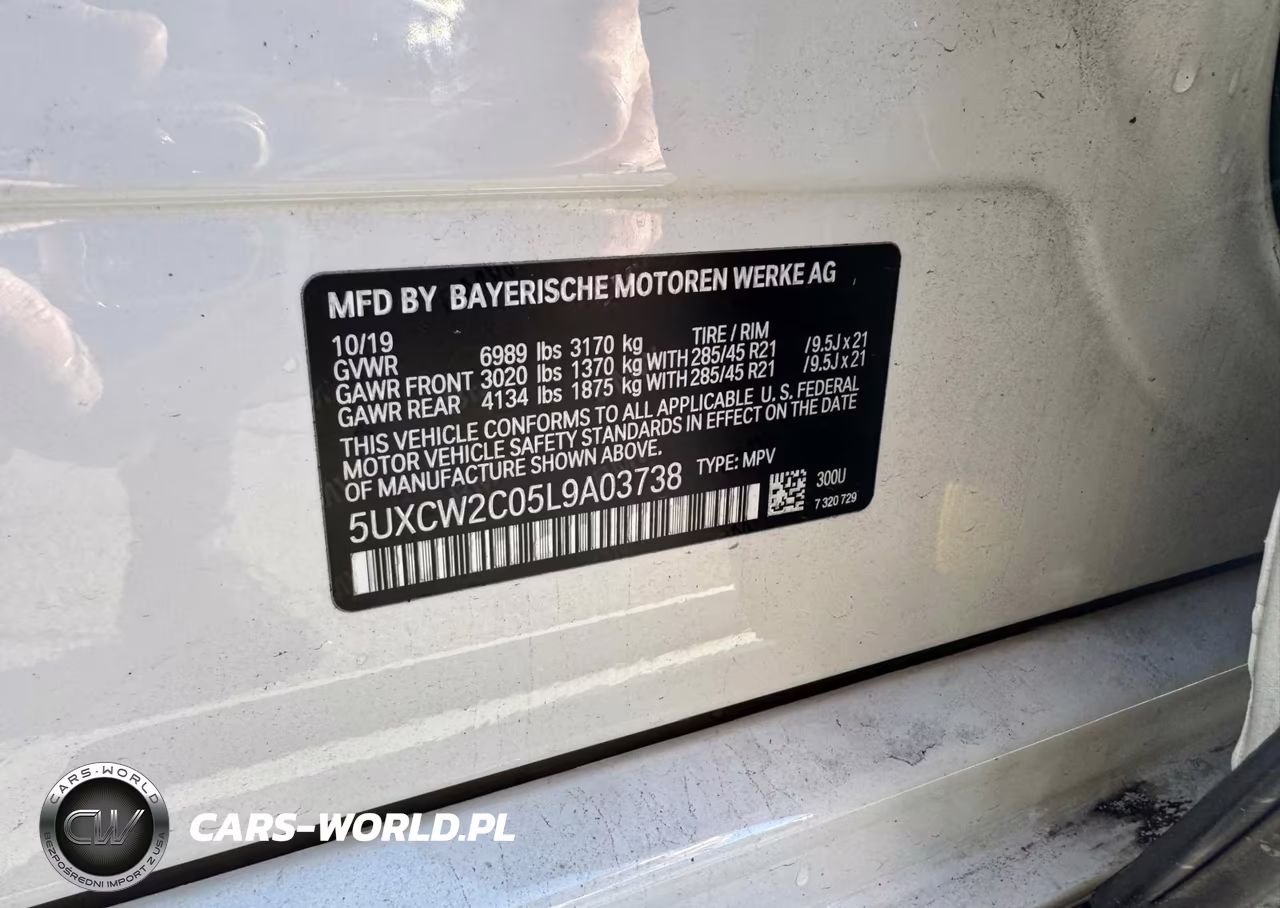 2020 BMW X7 xDrive40I VIN:5UXCW2C05L9A03738 - 9