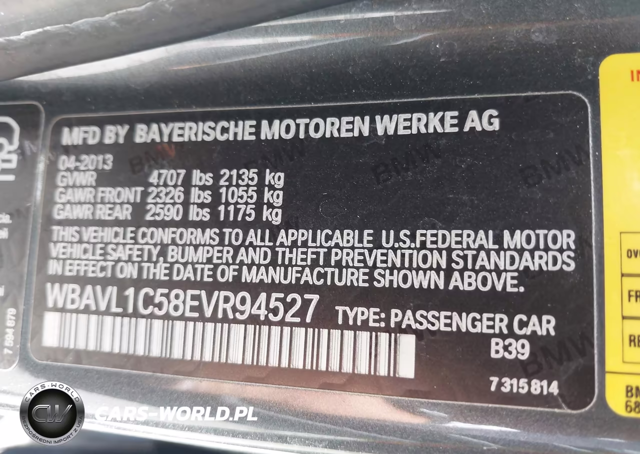 2014 BMW X1 xDrive28I VIN:WBAVL1C58EVR94527 - 9
