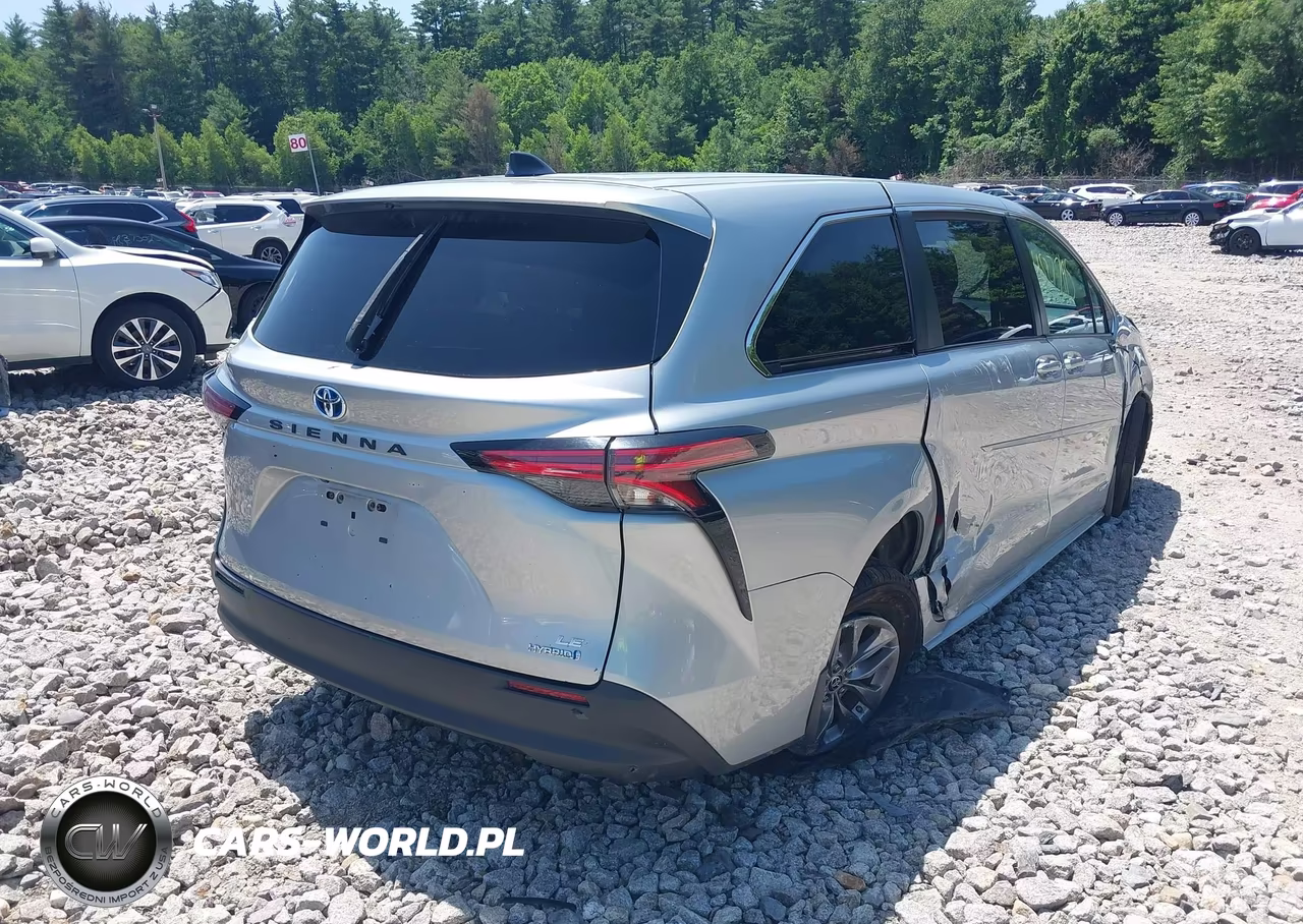 2021 Toyota Sienna Le VIN:5TDKRKECXMS012351 - 4