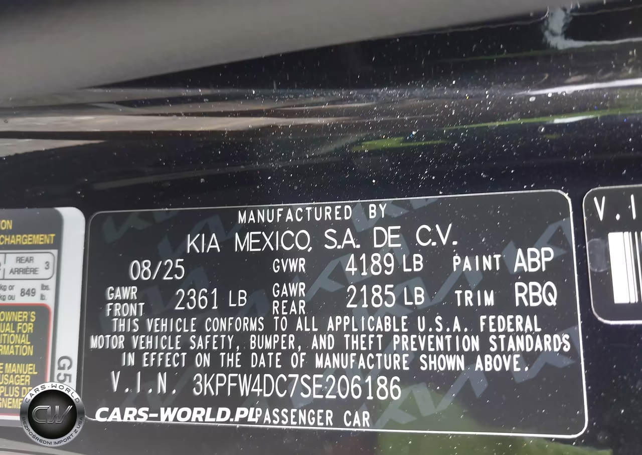 2025 Kia K4 Gt-Line Turbo VIN:3KPFW4DC7SE206186 - 9