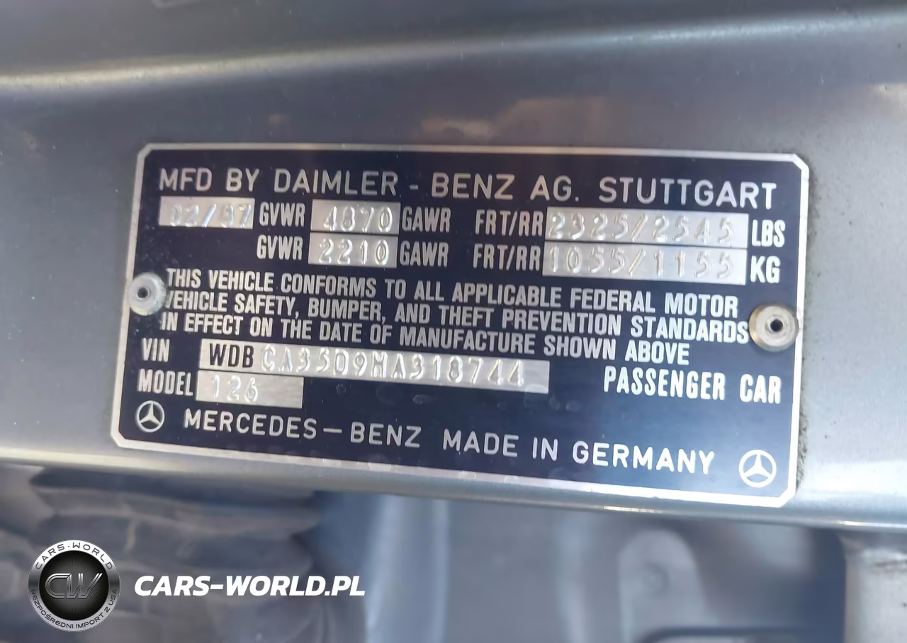 1987 Mercedes-Benz 420 Sel VIN:WDBCA35D9HA318744 - 9