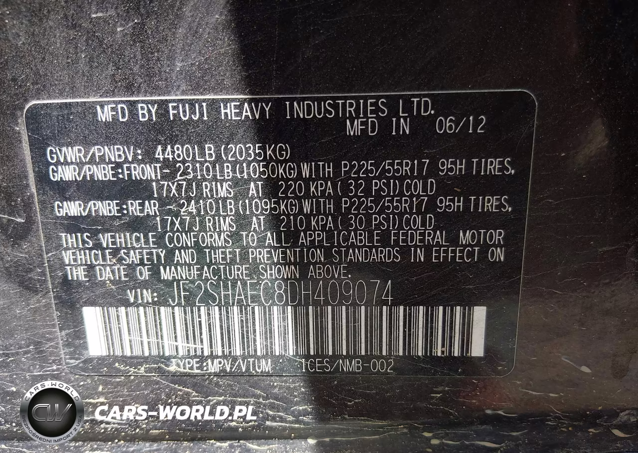 2013 Subaru Forester 2.5X Limited VIN:JF2SHAEC8DH409074 - 9