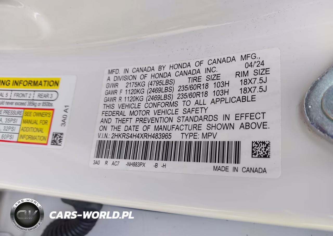 2024 Honda Cr-V Ex Awd VIN:2HKRS4H4XRH483965 - 9