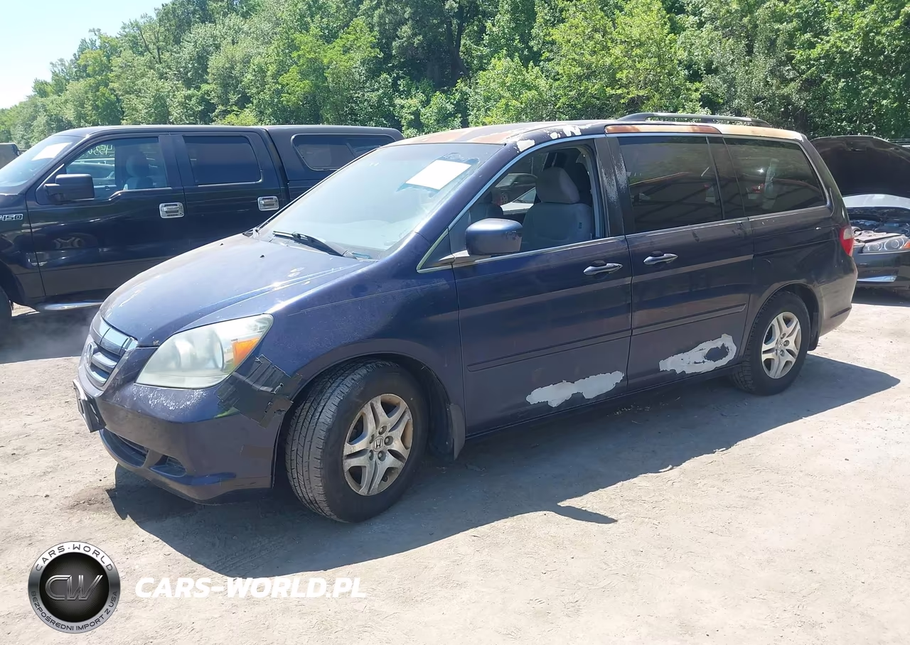 2006 Honda Odyssey Ex VIN:5FNRL38446B075897 - 2