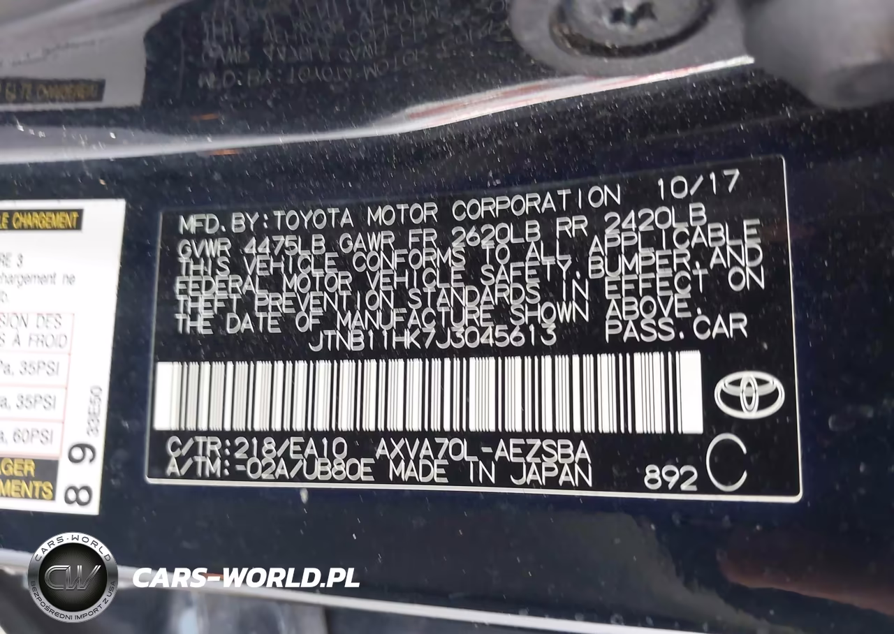 2018 Toyota Camry Se VIN:JTNB11HK7J3045613 - 9