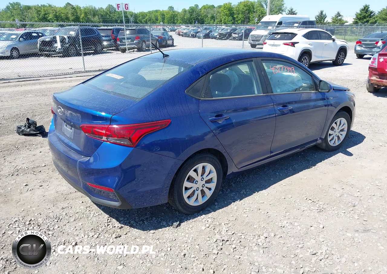 2020 Hyundai Accent Se VIN:3KPC24A6XLE094269 - 4