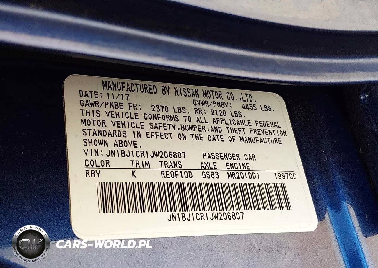 2018 Nissan Rogue Sport Sl VIN:JN1BJ1CR1JW206807 - 9