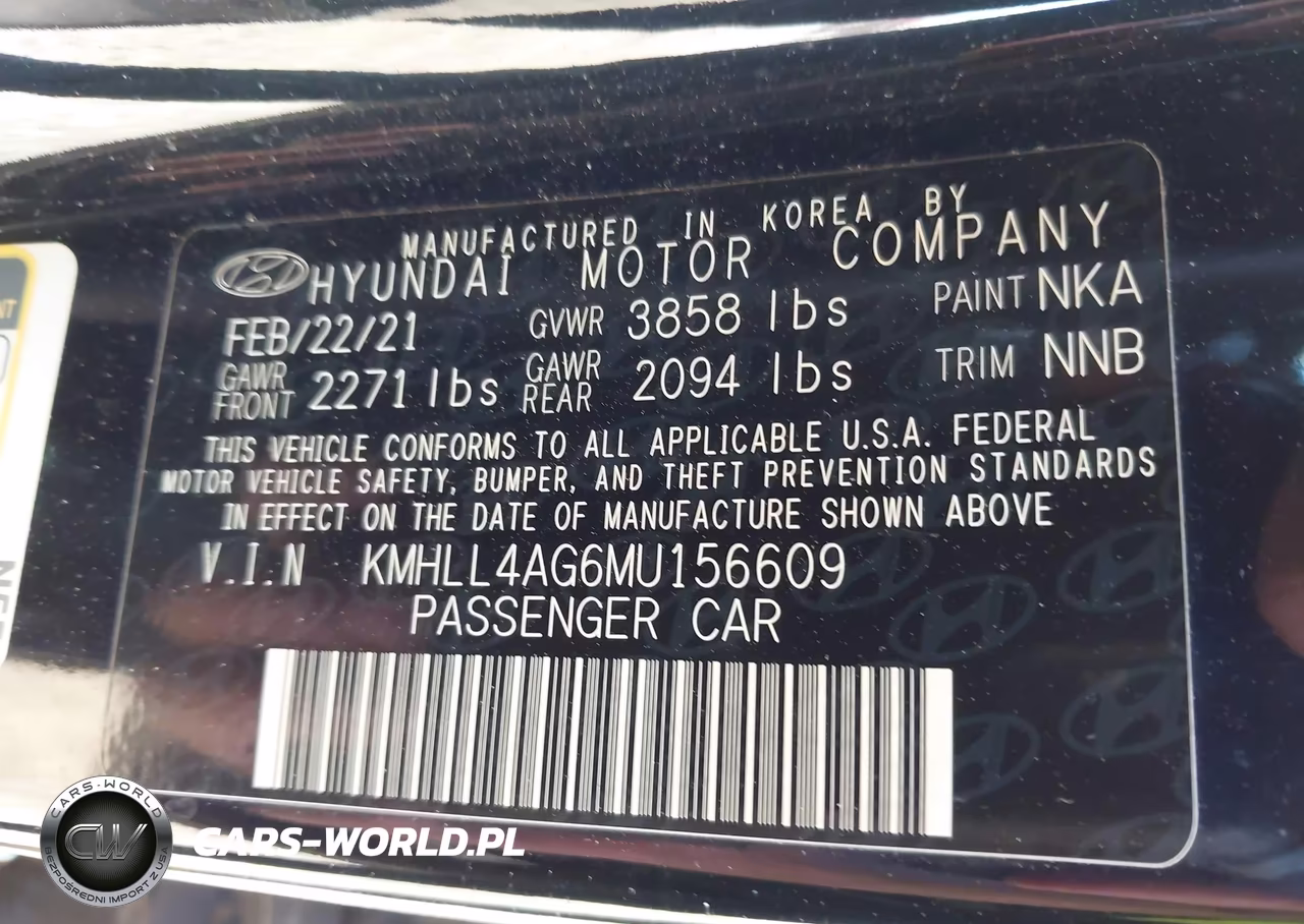 2021 Hyundai Elantra Se VIN:KMHLL4AG6MU156609 - 9