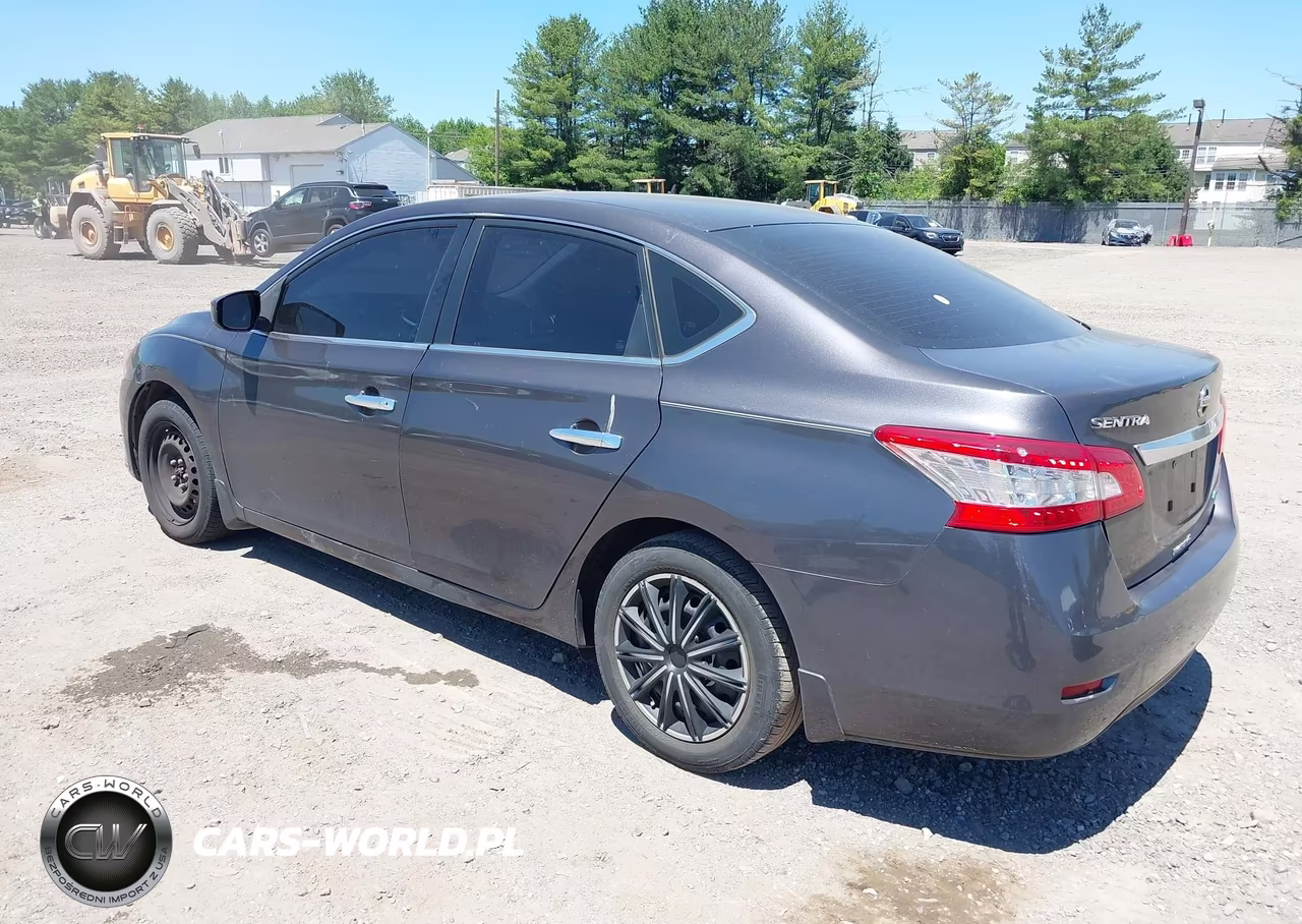 2013 Nissan Sentra Sv VIN:3N1AB7AP5DL730792 - 3