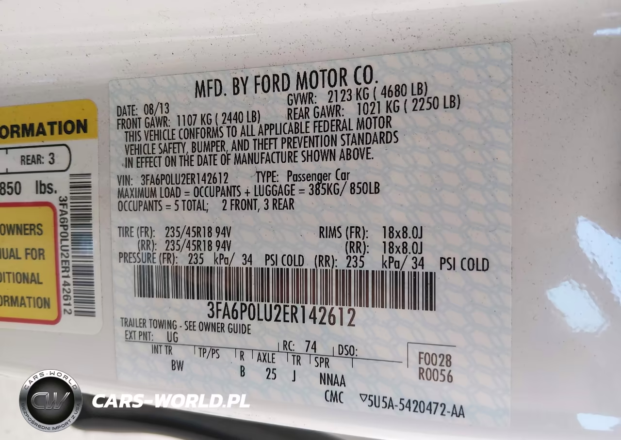 2014 Ford Fusion Hybrid Se VIN:3FA6P0LU2ER142612 - 9