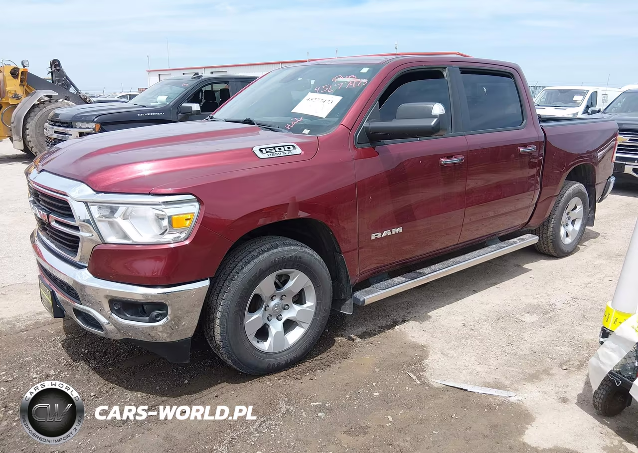 2019 Ram 1500 Big Horn-Lone Star 4X4 5'7 Box VIN:1C6SRFFT3KN561485 - 2