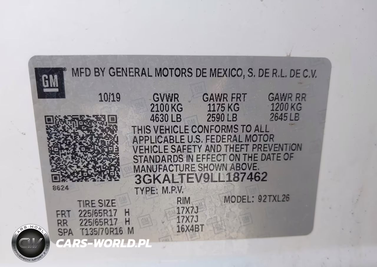 2020 GMC Terrain Awd Sle VIN:3GKALTEV9LL187462 - 9