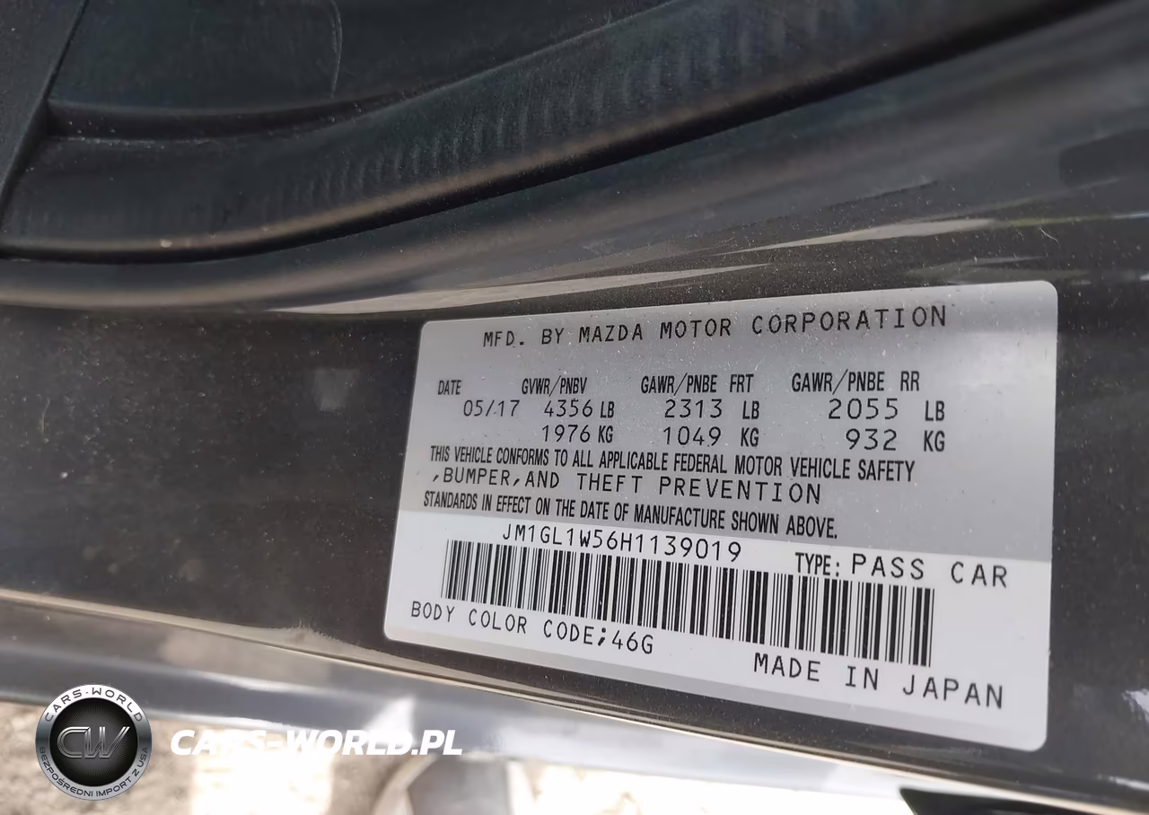 2017 Mazda Mazda6 Grand Touring VIN:JM1GL1W56H1139019 - 9